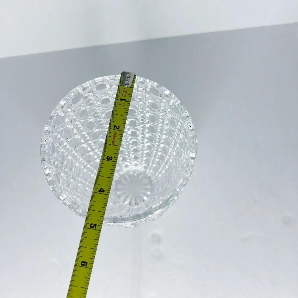 American Brilliant Deep Cut Crystal Glass Crystal Vase